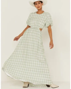 Show Me Your Mumu Women's Eloise Plaid Maxi Dress -Twisted X Sales 2000360782 300 P3