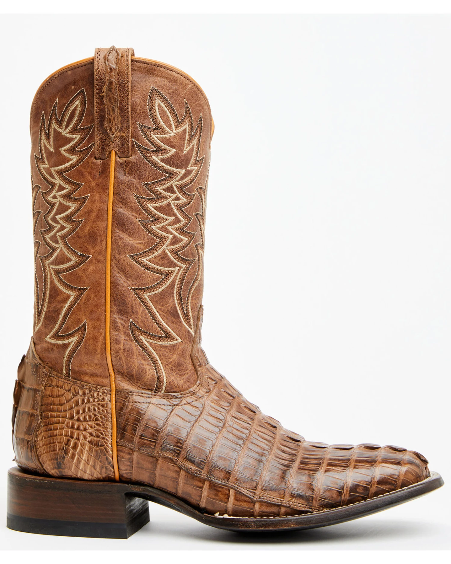Cody James Men's Exotic Caiman Tail Western Boots - Broad Square Toe 4 Cody James Men's Exotic Caiman Tail Western Boots - Broad Square Toe - Image 2