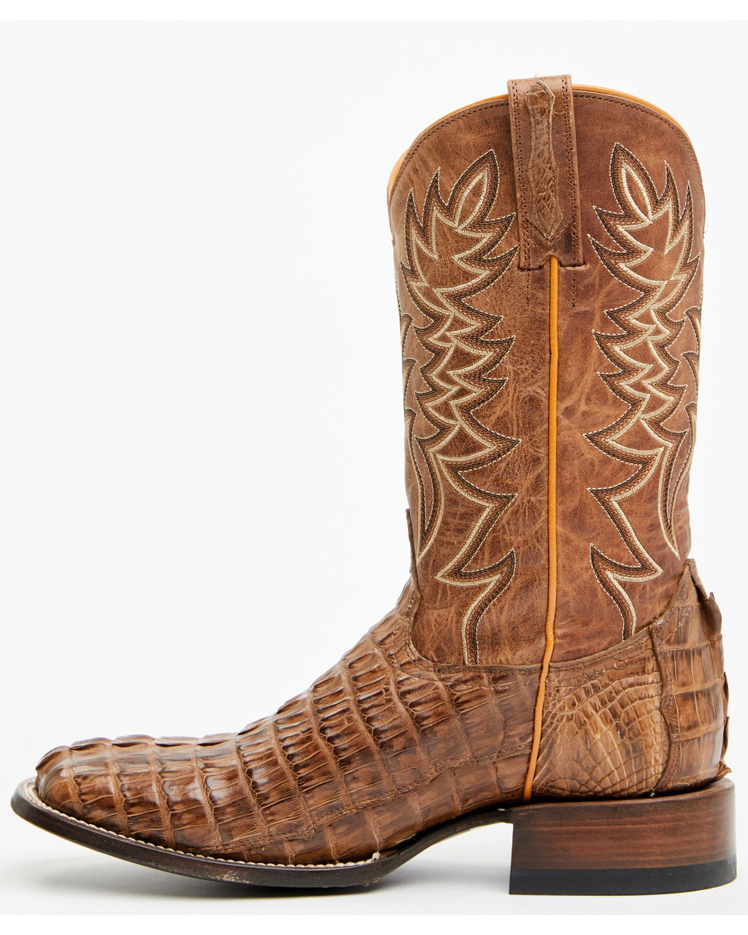 Cody James Men's Exotic Caiman Tail Western Boots - Broad Square Toe 5 Cody James Men's Exotic Caiman Tail Western Boots - Broad Square Toe - Image 3