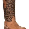 Circle G Girls' Leopard Print Western Boots - Square Toe -Twisted X Sales 2000361088 271 P1