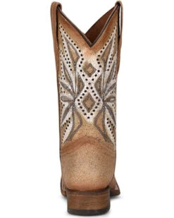 Corral Girls' Straw Embroidery Western Boots - Square Toe -Twisted X Sales 2000361091 280 P4