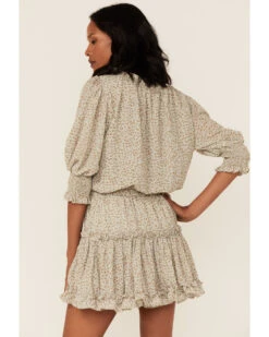 Saints & Hearts Women's Animal Print Smocked Waist Dress 8 Saints & Hearts Women's Animal Print Smocked Waist Dress -Twisted X Sales 2000361649 343 P3