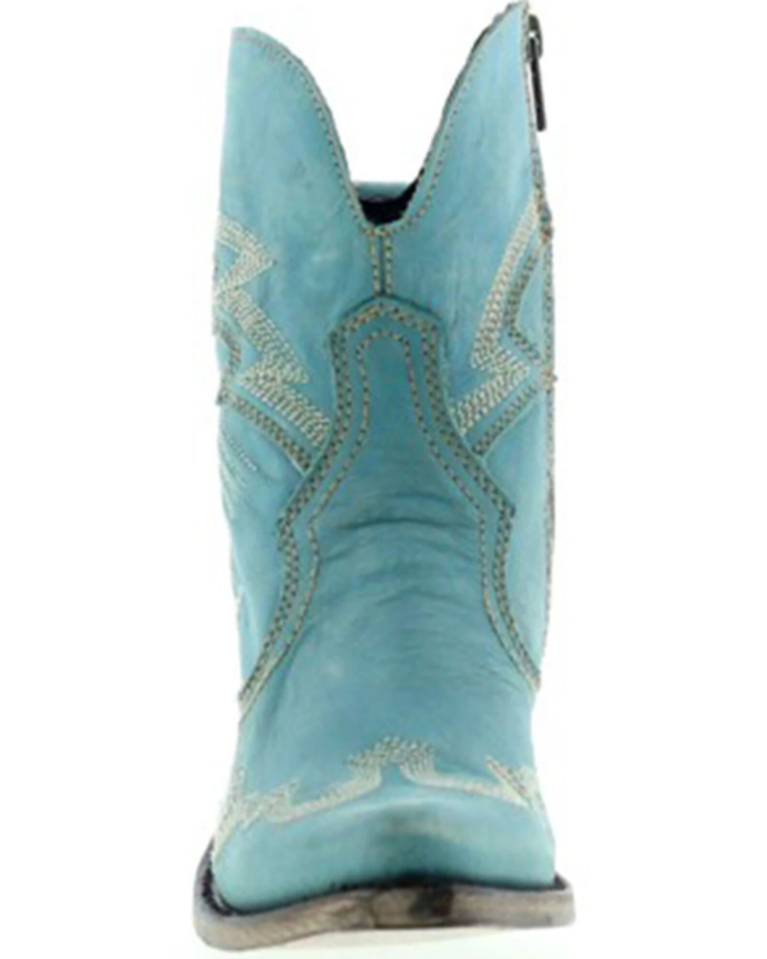 Liberty Black Women's Side Bug & Wrinkle Fontana Crack Short Western Boots - Pointed Toe 6 Liberty Black Women's Side Bug & Wrinkle Fontana Crack Short Western Boots - Pointed Toe - Image 4