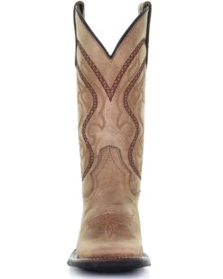 Corral Women's Saddle Embroidered Leather Western Boot - Broad Square Toe -Twisted X Sales 2000363301 280 P4