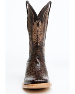 Tanner Mark Men's Shawnee Exotic Caiman Belly Western Boots - Broad Square Toe 12 Tanner Mark Men's Shawnee Exotic Caiman Belly Western Boots - Broad Square Toe -Twisted X Sales 2000363915 201 P4