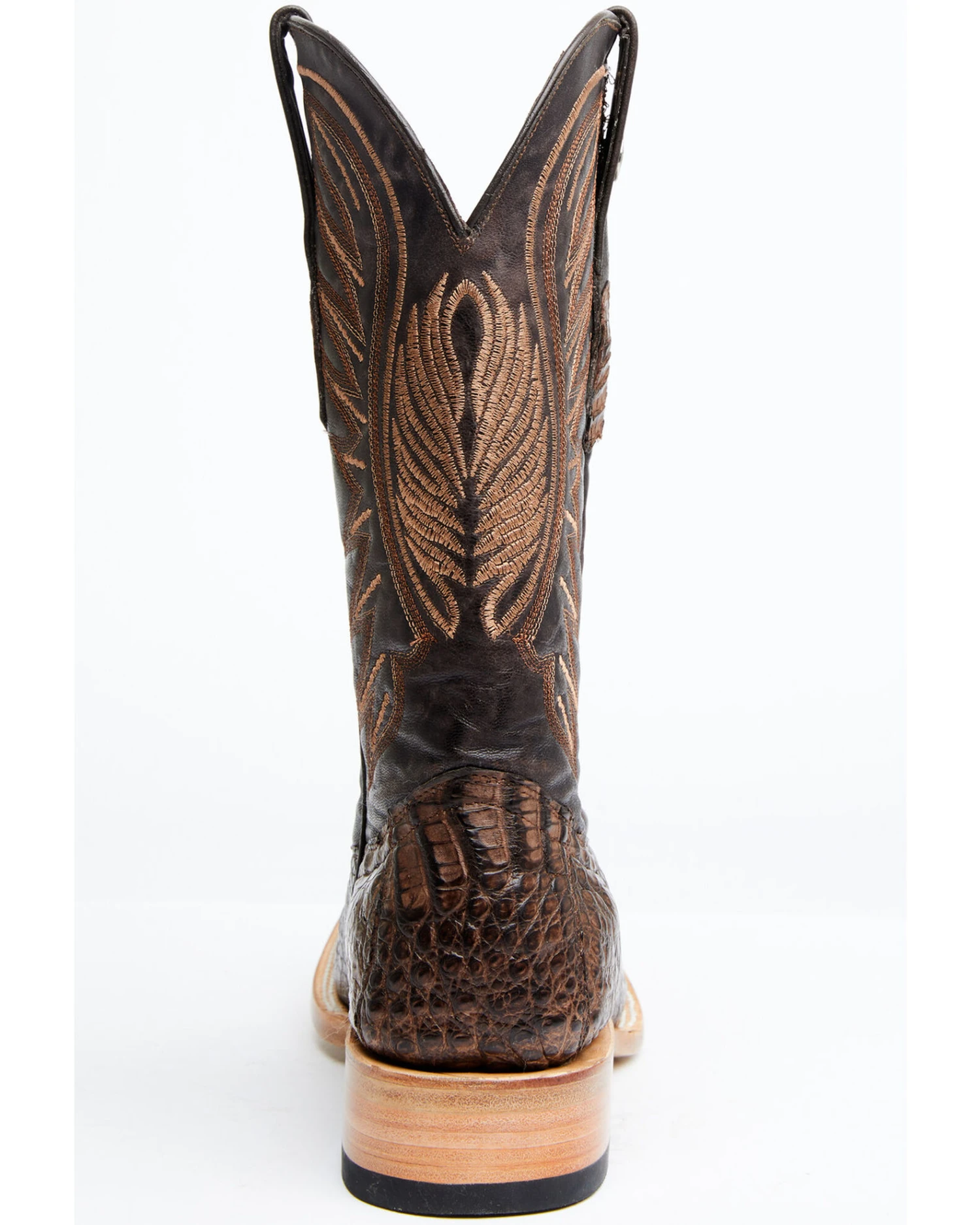 Tanner Mark Men's Shawnee Exotic Caiman Belly Western Boots - Broad Square Toe 7 Tanner Mark Men's Shawnee Exotic Caiman Belly Western Boots - Broad Square Toe - Image 5