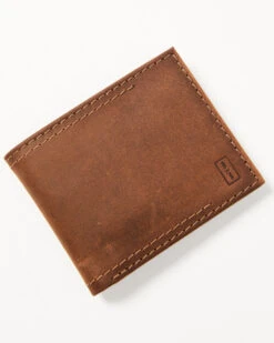 Brothers & Sons Men's Leather Bifold Wallet