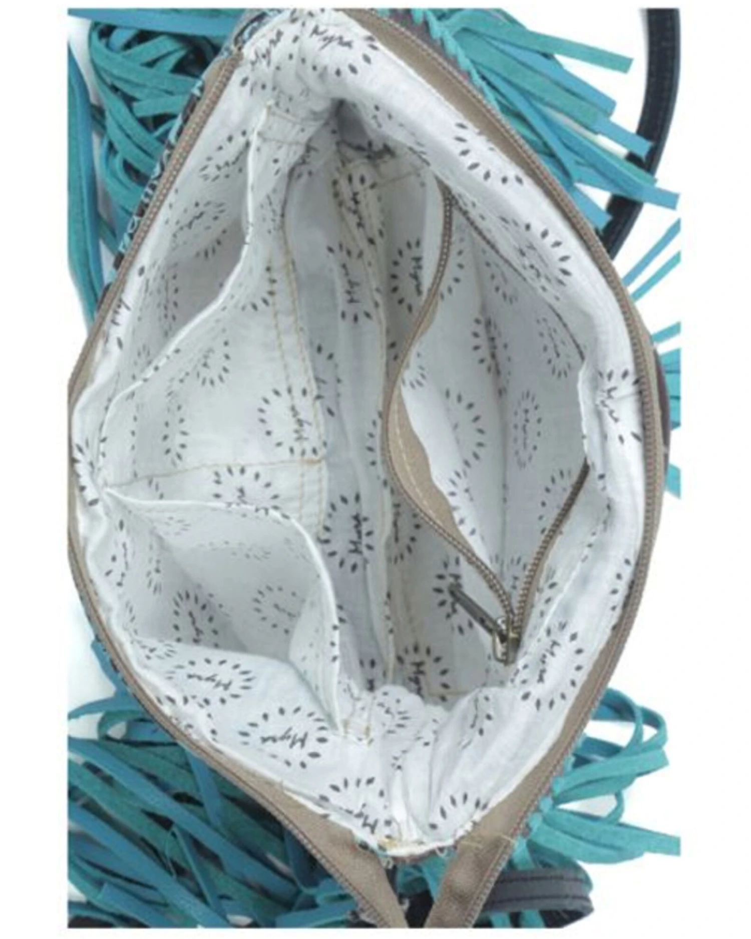 Myra Bag Women's Effervescence Leather & Hair-on Tooled Bag 6 Myra Bag Women's Effervescence Leather & Hair-on Tooled Bag - Image 4