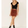 Wishlist Women's Side Button Corduroy Mini Skirt 2 Wishlist Women's Side Button Corduroy Mini Skirt -Twisted X Sales 2000366226 290 P1