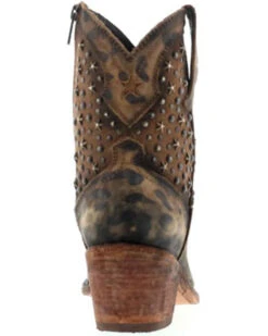 Caborca Silver By Liberty Black Women's Leopard Print Studded Short Western Boots - Pointed Toe 11 Caborca Silver By Liberty Black Women's Leopard Print Studded Short Western Boots - Pointed Toe -Twisted X Sales 2000366406 200 P5