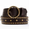 Cleo + Wolf Women's Studded Rivet Leather Retro Belt 1 Cleo + Wolf Women's Studded Rivet Leather Retro Belt -Twisted X Sales 2000367072 201 P1