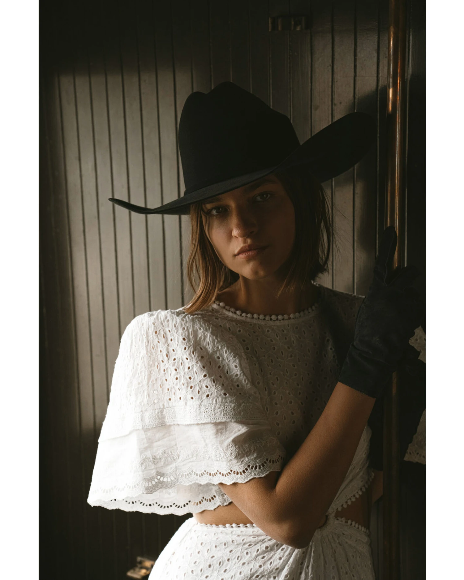 Maia Bergman Women's Ori Crochet Eyelet Open Back Maxi Dress 3 Maia Bergman Women's Ori Crochet Eyelet Open Back Maxi Dress