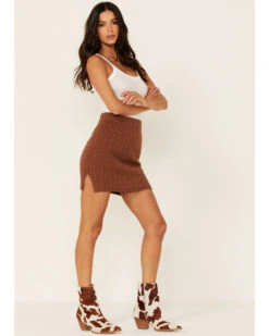 Callahan Women's Cable Knit Genny Mini Skirt