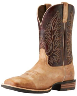 Ariat Men's Ridin High Performance Western Boots - Broad Square Toe 