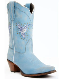 Laredo Women's Joy 11" Hummingbird Embroidered Western Boot - Square Toe