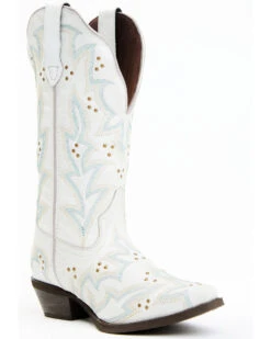 Laredo Women's Adrian 12" Wide Calf Western Boots - Snip Toe