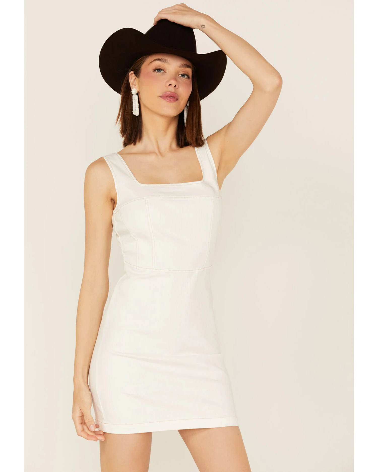 Sadie & Sage Women's Afton Denim Sleeveless Mini Dress 4 Sadie & Sage Women's Afton Denim Sleeveless Mini Dress - Image 2