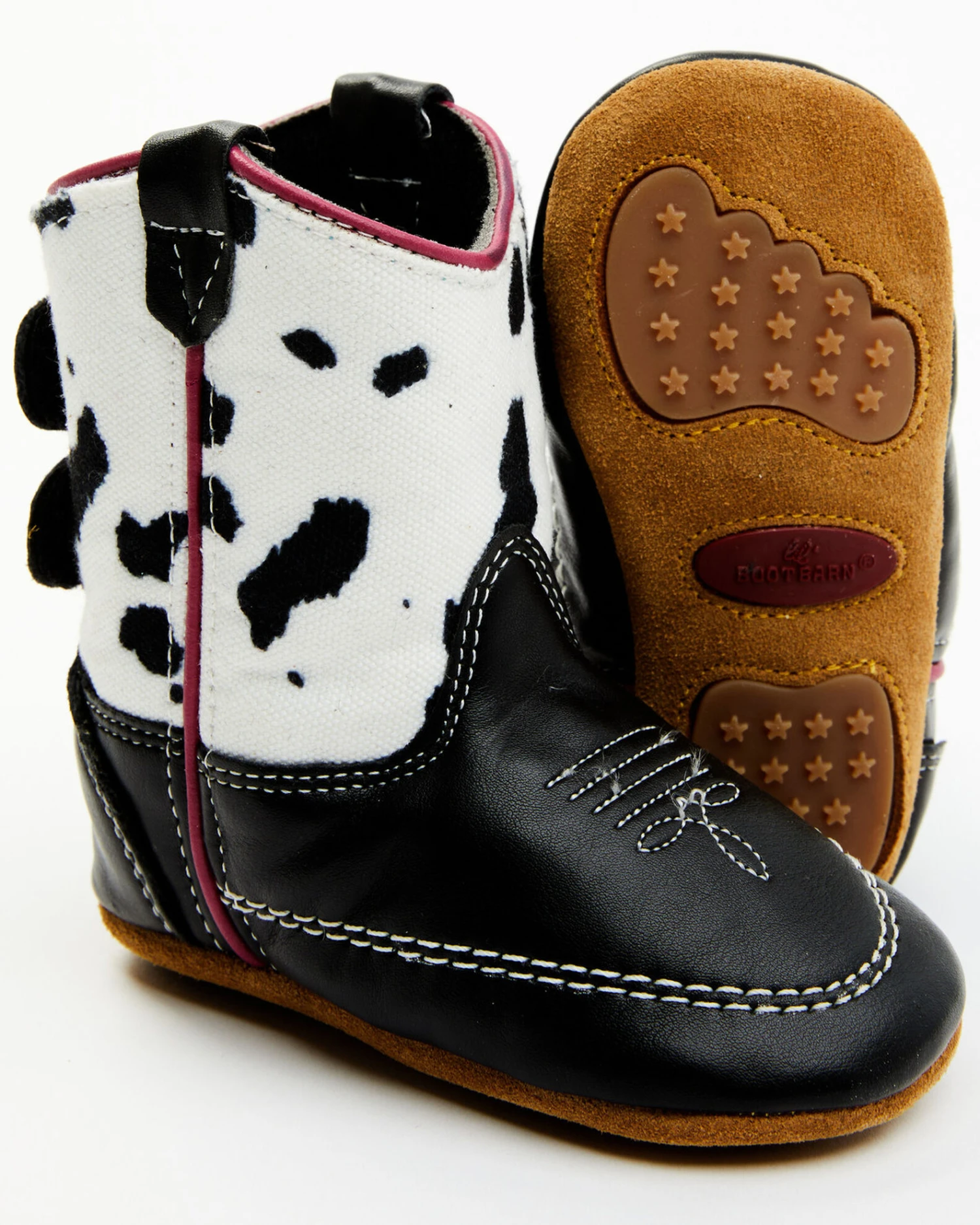 Shyanne Infant Girls' Elsi Cowprint Poppet Boots 4 Shyanne Infant Girls' Elsi Cowprint Poppet Boots - Image 2