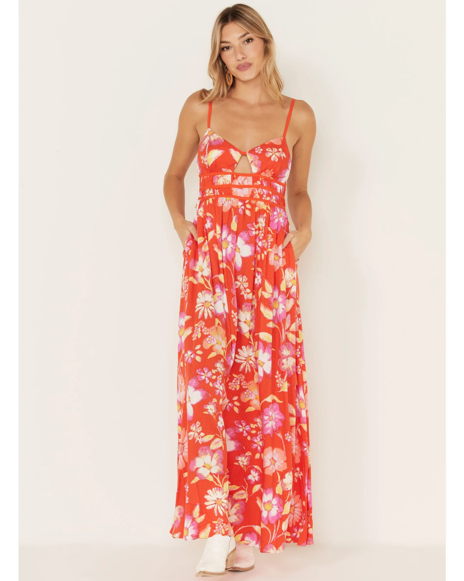 Free People Women's Wisteria Floral Print Maxi Dress 4 Free People Women's Wisteria Floral Print Maxi Dress - Image 2