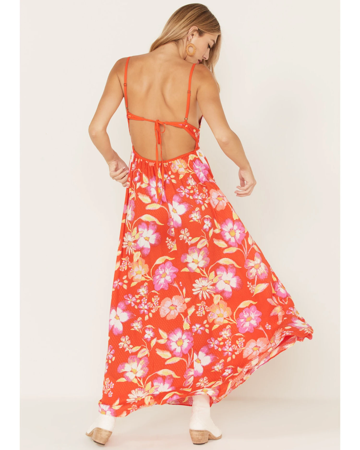 Free People Women's Wisteria Floral Print Maxi Dress 6 Free People Women's Wisteria Floral Print Maxi Dress - Image 4