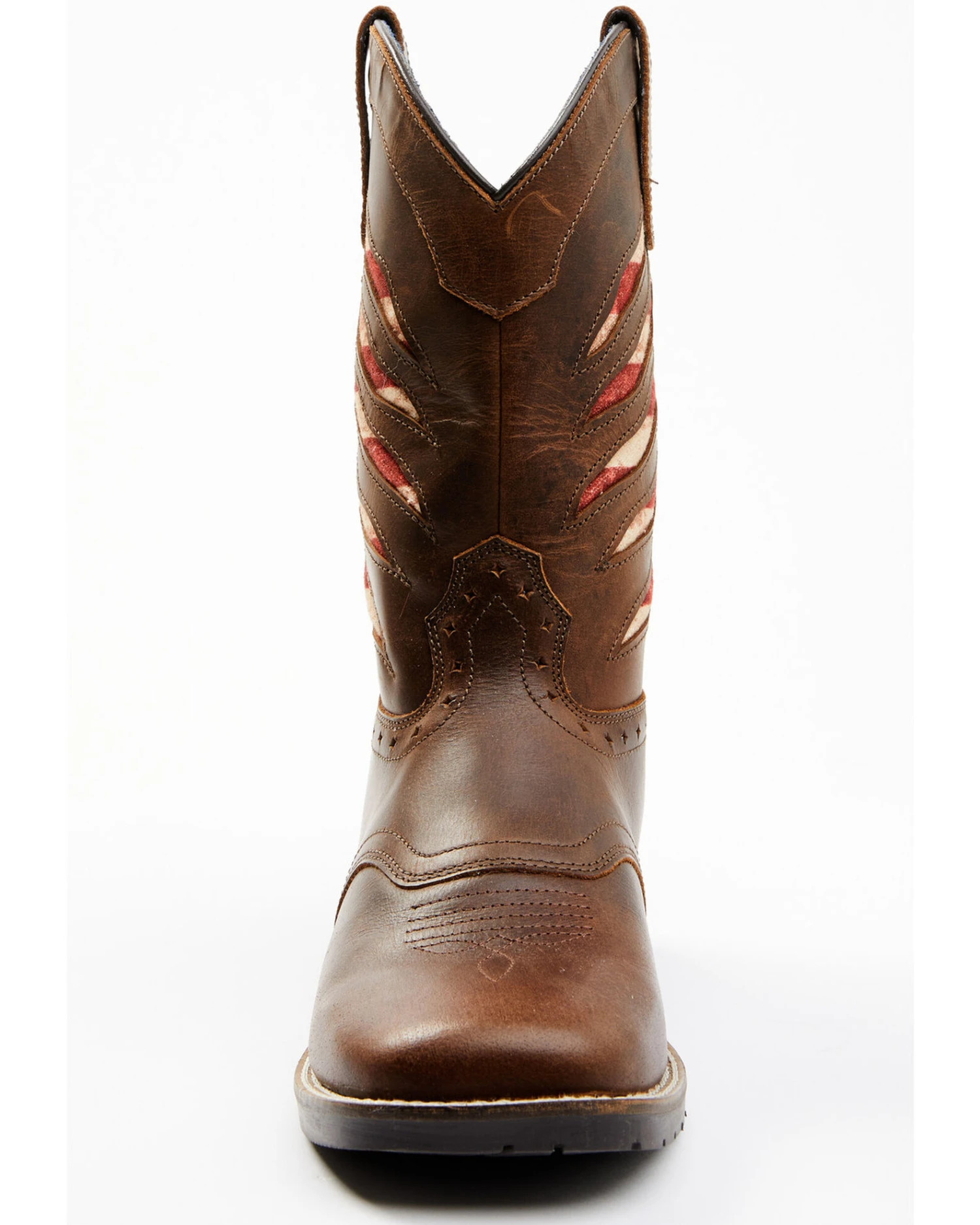 Cody James Boys' Ripped Flag Western Boots - Broad Square Toe 6 Cody James Boys' Ripped Flag Western Boots - Broad Square Toe - Image 4