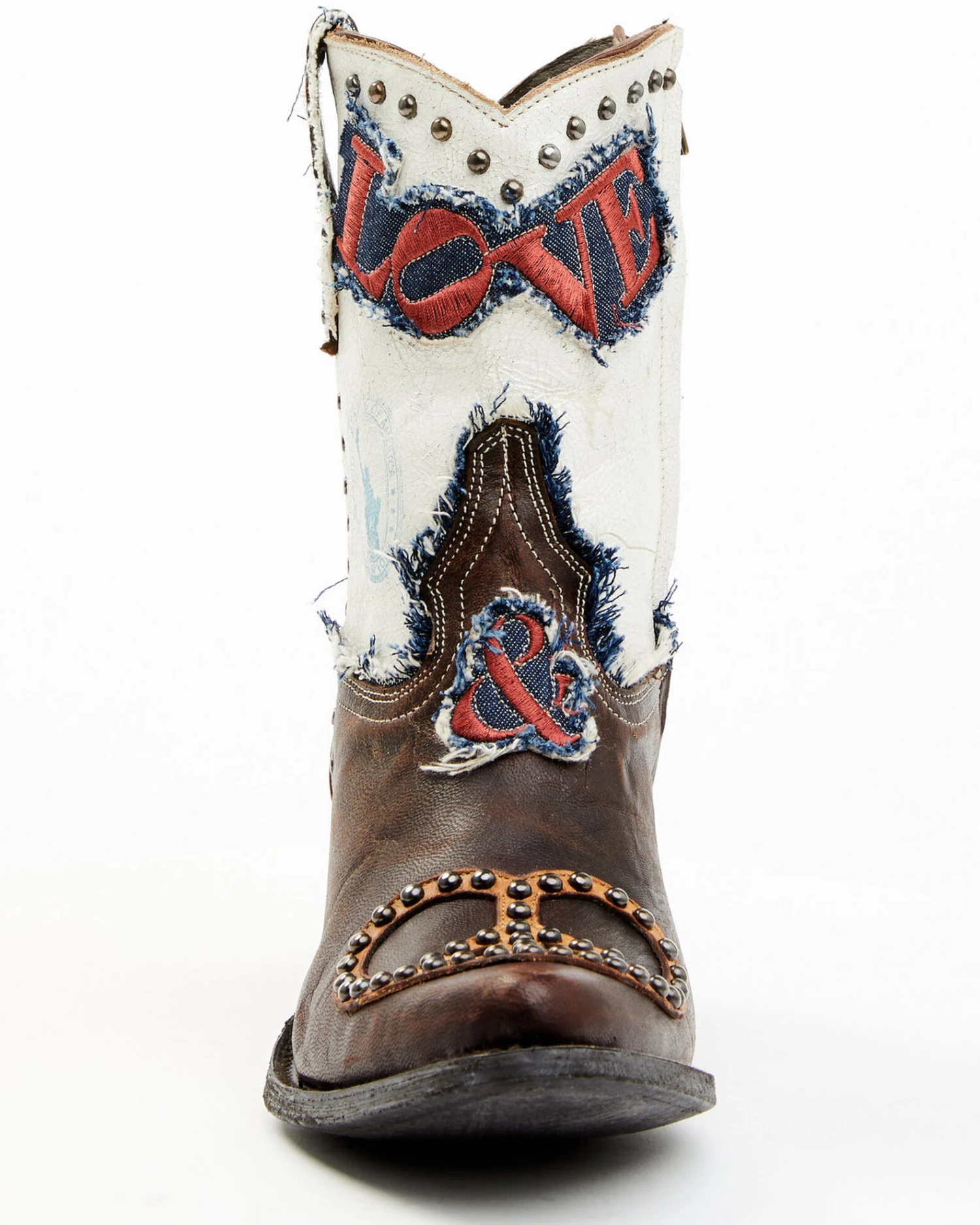 Yippee Ki Yay By Old Gringo Women's Love & Peace Studded Fashion Leather Booties - Pointed Toe 6 Yippee Ki Yay By Old Gringo Women's Love & Peace Studded Fashion Leather Booties - Pointed Toe - Image 4