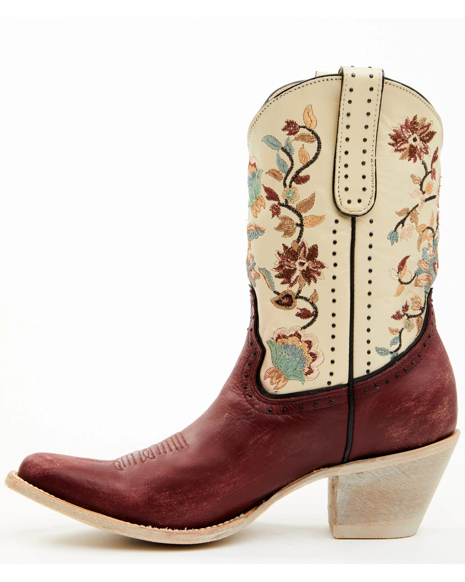 Yippee Ki Yay By Old Gringo Women's Bruni Floral Embroidered Studded Western Boots - Medium Toe 5 Yippee Ki Yay By Old Gringo Women's Bruni Floral Embroidered Studded Western Boots - Medium Toe - Image 3