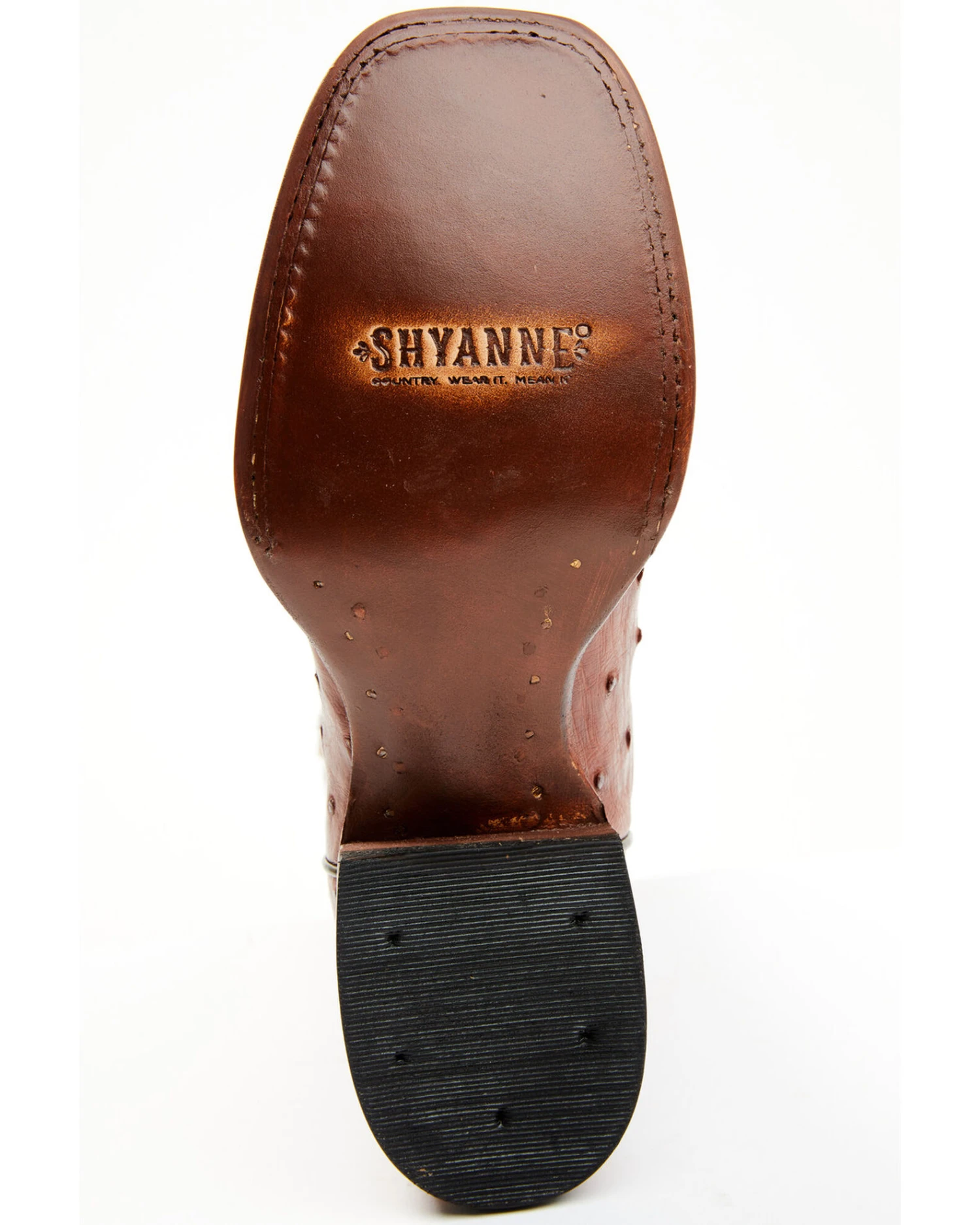 Shyanne Women's Olivia Exotic Ostrich Quill Western Boots - Broad Square Toe 9 Shyanne Women's Olivia Exotic Ostrich Quill Western Boots - Broad Square Toe - Image 7