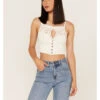 Free People Women's Have My Heart Cropped Tank Top 2 Free People Women's Have My Heart Cropped Tank Top -Twisted X Sales 2000376782 100 P1