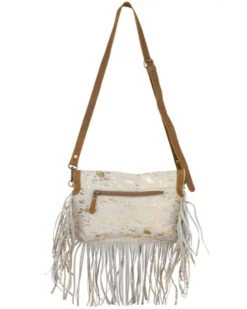 Myra Bag Women's Golden Girl Hair-On Hide Fringe Bag -Twisted X Sales 2000377136 200 P3
