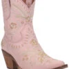 Dingo Women's Floral Western Booties - Snip Toe -Twisted X Sales 2000377453 650 P1