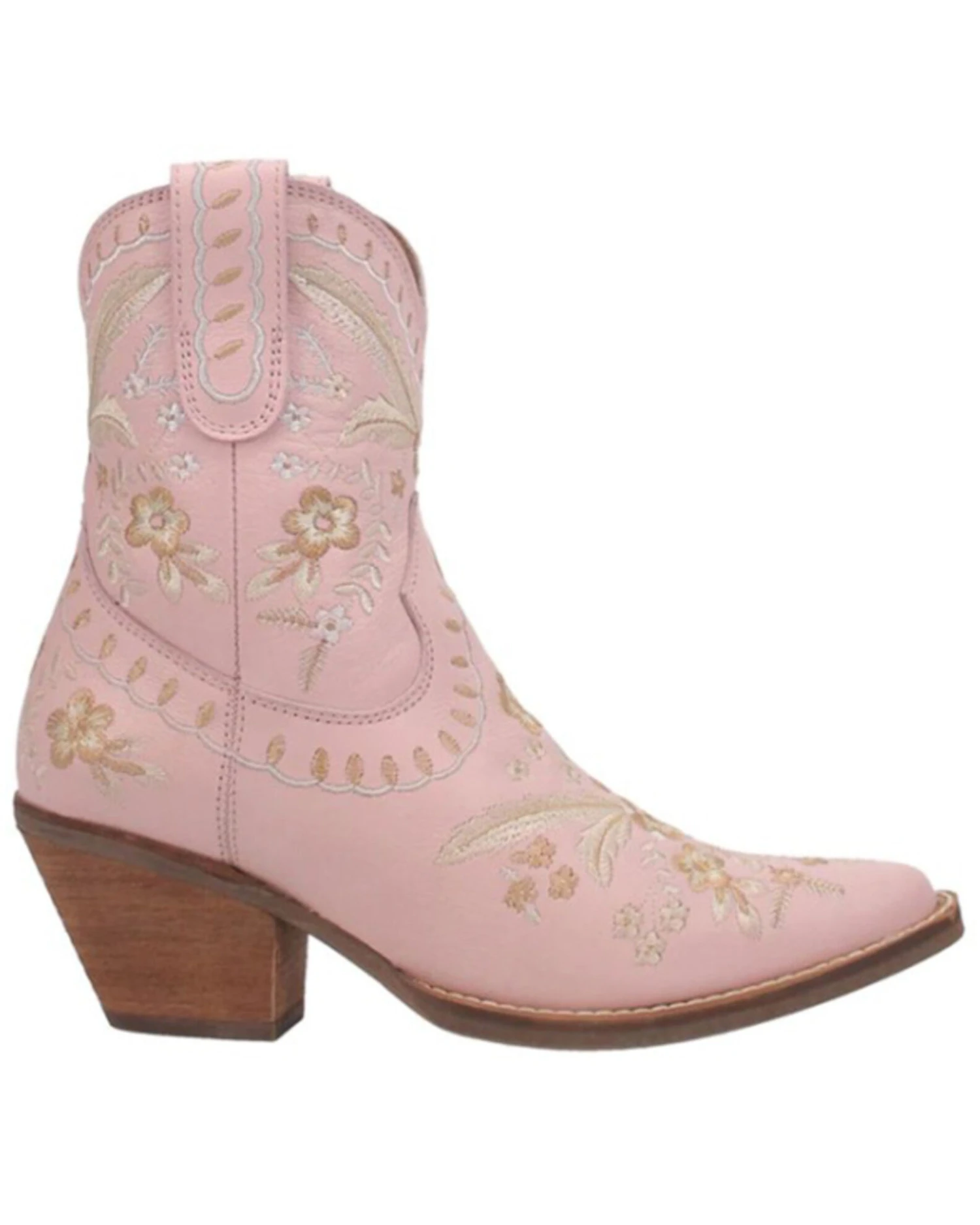 Dingo Women's Floral Western Booties - Snip Toe 4 Dingo Women's Floral Western Booties - Snip Toe - Image 2