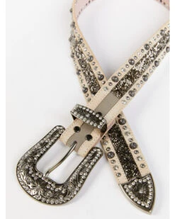 Shyanne Women's Studded Crystal Leather Belt 5 Shyanne Women's Studded Crystal Leather Belt -Twisted X Sales 2000377846 103 P2