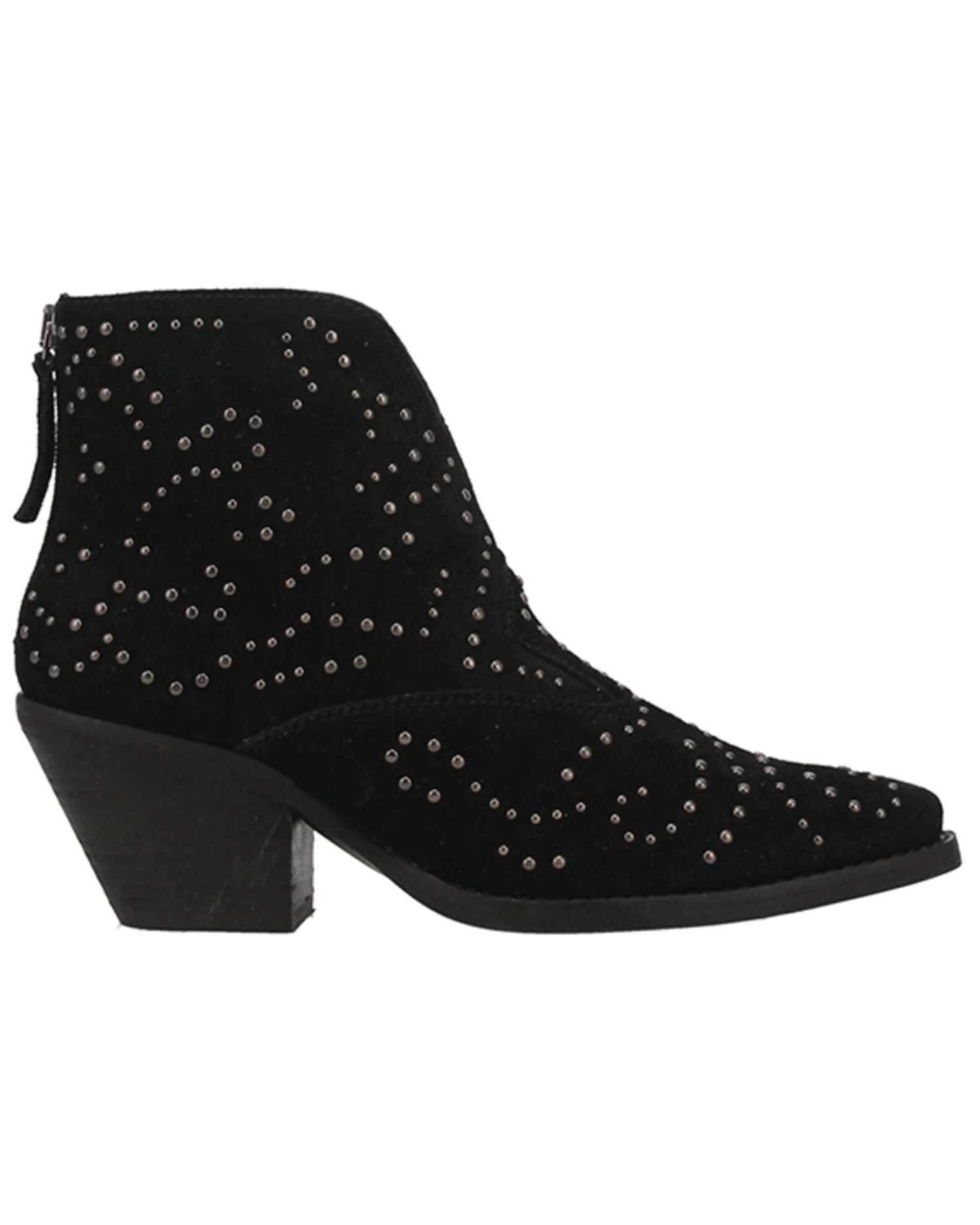 Dingo Women's Denim N Diamonds Studded Western Fashion Booties - Round Toe 4 Dingo Women's Denim N Diamonds Studded Western Fashion Booties - Round Toe - Image 2