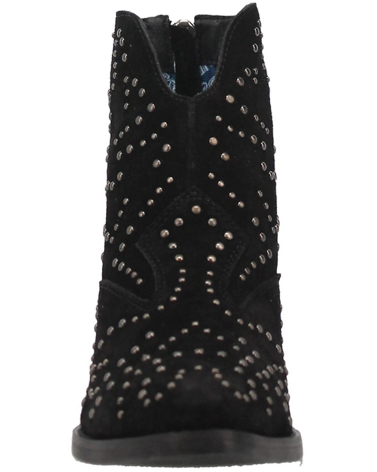 Dingo Women's Denim N Diamonds Studded Western Fashion Booties - Round Toe 6 Dingo Women's Denim N Diamonds Studded Western Fashion Booties - Round Toe - Image 4