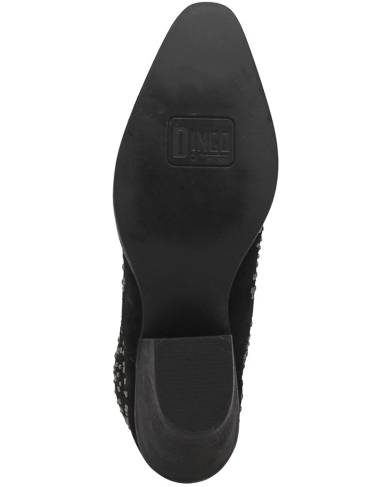 Dingo Women's Denim N Diamonds Studded Western Fashion Booties - Round Toe 9 Dingo Women's Denim N Diamonds Studded Western Fashion Booties - Round Toe - Image 7