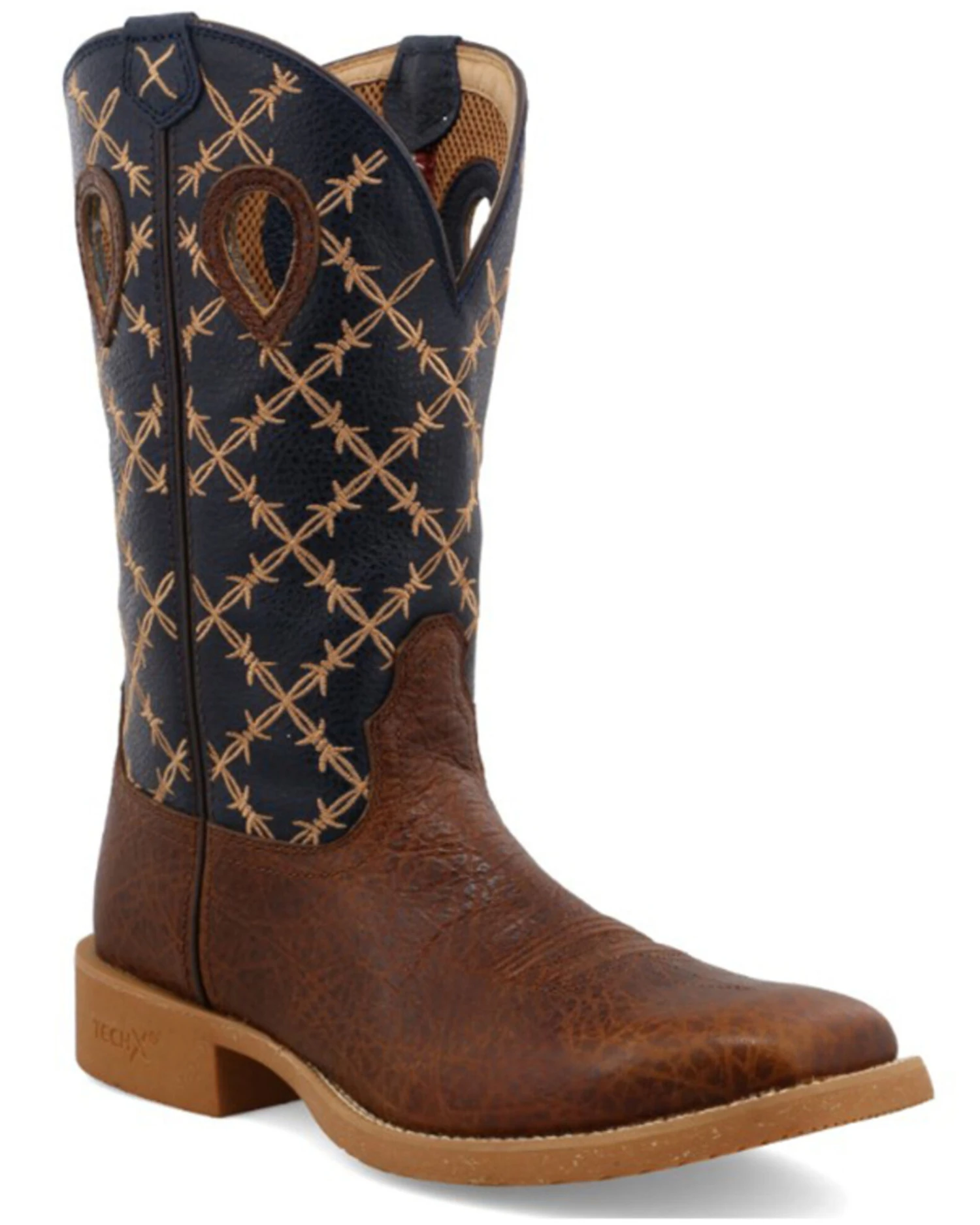 Twisted X Men's 12" Tech X Western Boot - Broad Square Toe 3 Twisted X Men's 12" Tech X Western Boot - Broad Square Toe