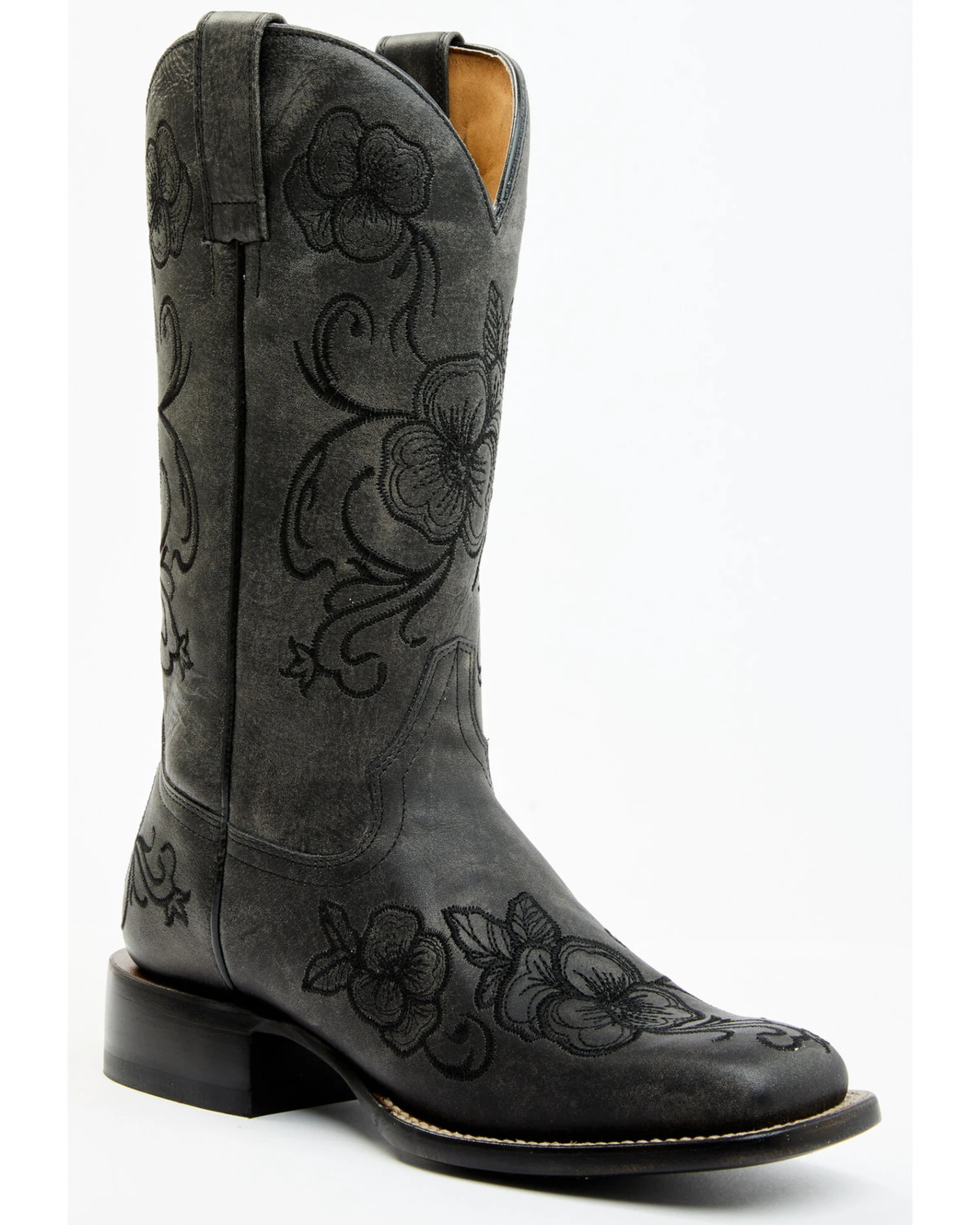 Shyanne Women's Lasy Western Boots - Broad Square Toe 3 Shyanne Women's Lasy Western Boots - Broad Square Toe