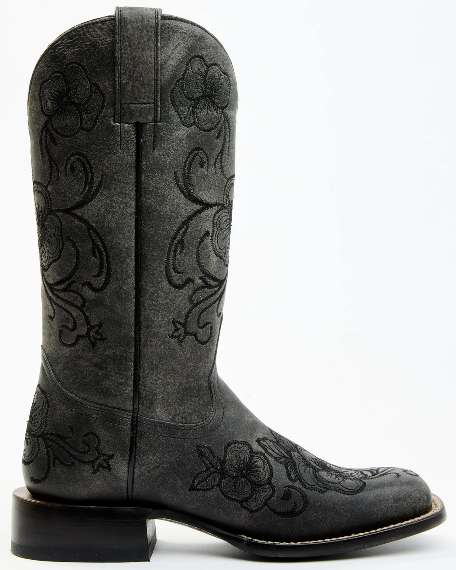 Shyanne Women's Lasy Western Boots - Broad Square Toe 4 Shyanne Women's Lasy Western Boots - Broad Square Toe - Image 2