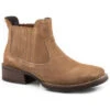 Roper Men's Lucas Romeo Cow Suede Performance Western Ankle Boots - Square Toe  -Twisted X Sales 2000379052 280 P1