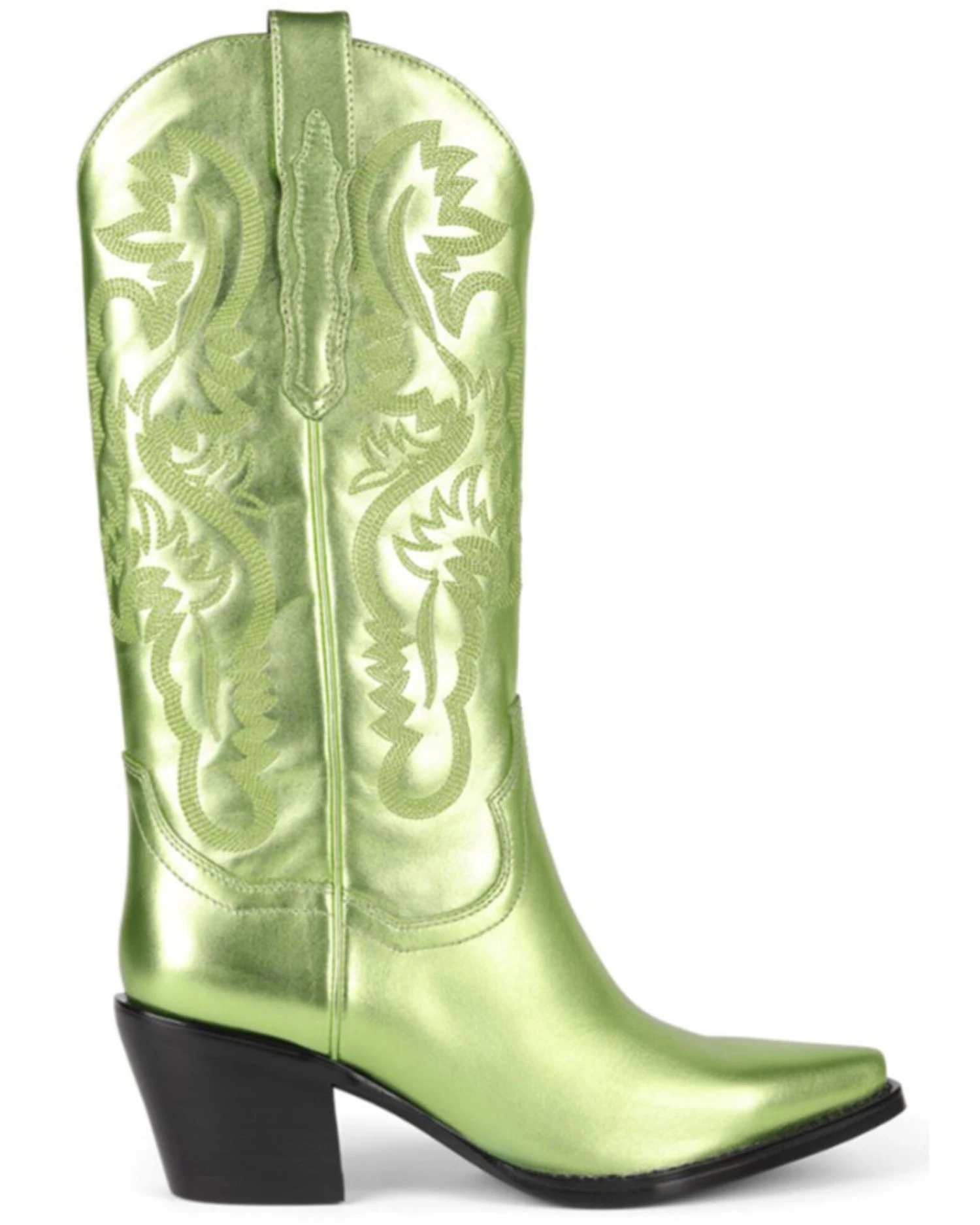 Jeffrey Campbell Women's Dagget Metallic Western Boots - Snip Toe 4 Jeffrey Campbell Women's Dagget Metallic Western Boots - Snip Toe - Image 2