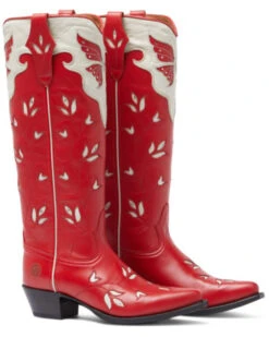 Ranch Road Boots Women's Scarlett Butterfly Tall Western Boots - Snip Toe 