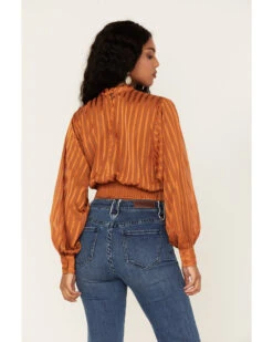 Flying Tomato Women's Shadow Stripe Top -Twisted X Sales 2000381463 220 P4