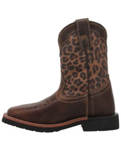 Dan Post Toddler Girls' Leopard Print Western Boots - Broad Square Toe 11 Dan Post Toddler Girls' Leopard Print Western Boots - Broad Square Toe -Twisted X Sales 2000381637 902 P3