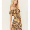 Spell Women's Hibiscus Lane Off-Shoulder Sun Dress 2 Spell Women's Hibiscus Lane Off-Shoulder Sun Dress -Twisted X Sales 2000381812 001 P1