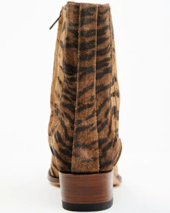 Sendra Women's Tiger Print Western Booties - Snip Toe -Twisted X Sales 2000382417 200 P5