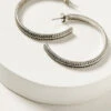 Idyllwind Women's Danbury Silver Hoop Earrings 1 Idyllwind Women's Danbury Silver Hoop Earrings -Twisted X Sales 2000383141 040 P1