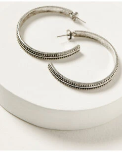 Idyllwind Women's Danbury Silver Hoop Earrings