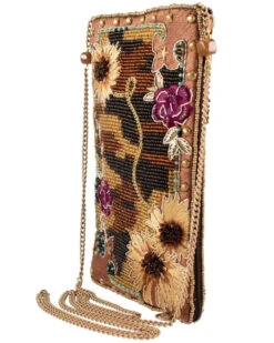 Mary Frances Women's Out On The Prairie Handmade Sunflower Embroidered Crossbody Phone Bag 10 Mary Frances Women's Out On The Prairie Handmade Sunflower Embroidered Crossbody Phone Bag -Twisted X Sales 2000383455 200 P4