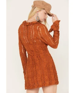 Free People Women's Shayla Lace Mini Dress 9 Free People Women's Shayla Lace Mini Dress -Twisted X Sales 2000385492 800 P4